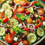 Salada Mediterrânea de Quinoa